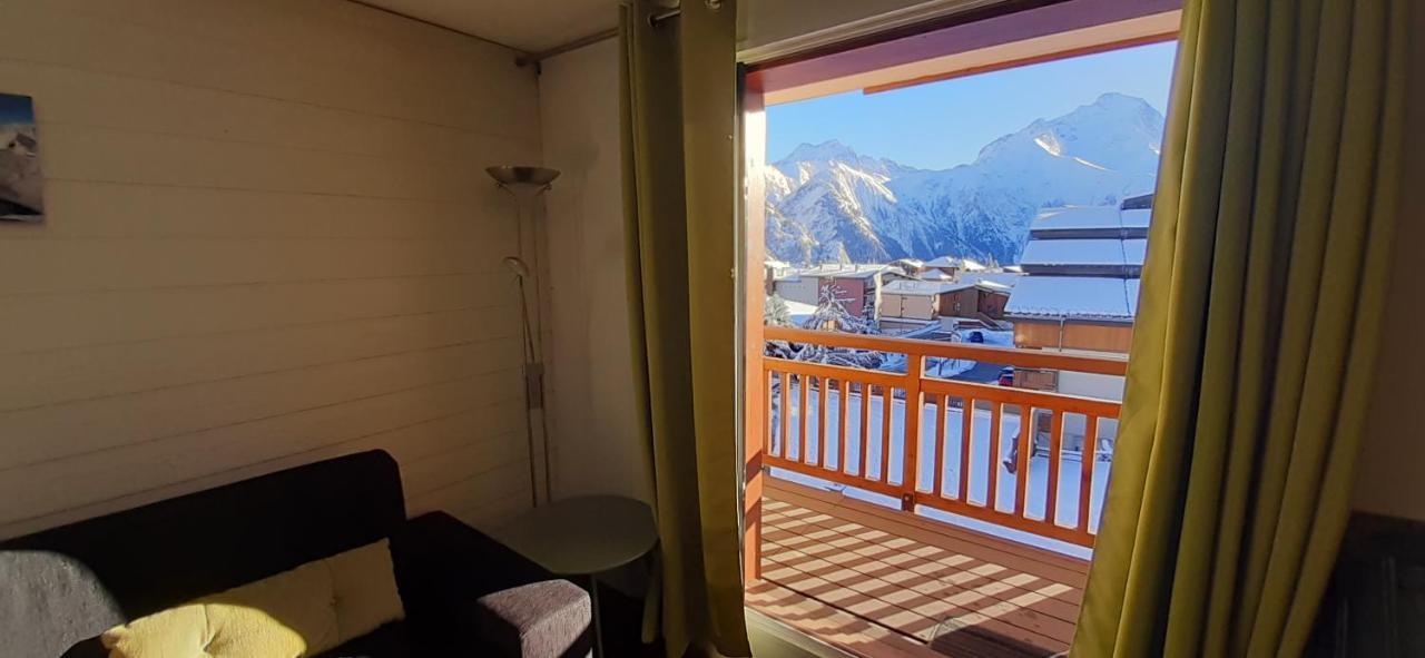 Charmant Studio 4 Pers Plein Centre Parking Prive Les Deux Alpes Exterior foto