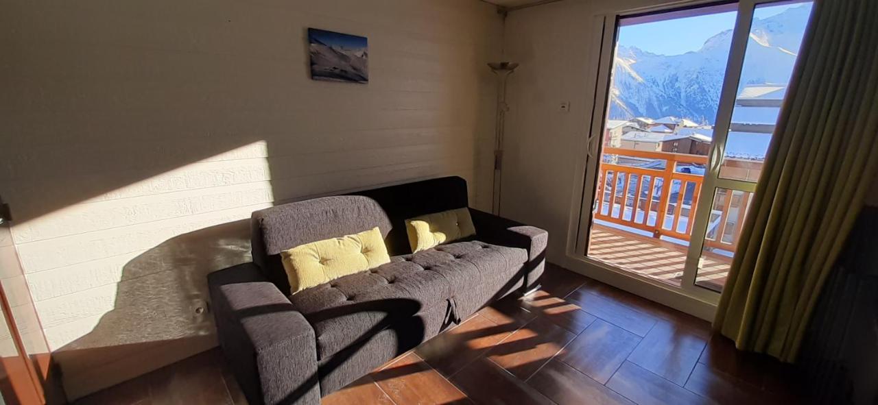 Charmant Studio 4 Pers Plein Centre Parking Prive Les Deux Alpes Exterior foto